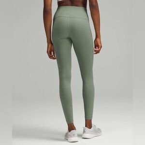 Lululemon Wunder Train Ribbed 28" - Grey Eucalyptus